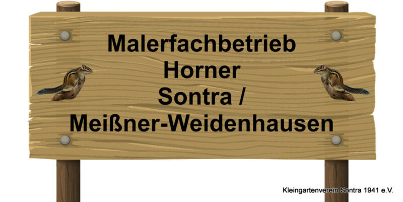 Malerfachbetrieb
Horner
Sontra/
Meißner-Weidenhausen